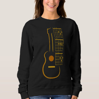 Mens Vater Gitarren Akkorde für Vater Gitarrist Va Sweatshirt