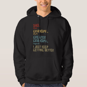 Mens Vater Großvater Großvater Bester Vatertag Hoodie