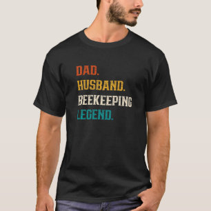Mens Vater Husband Beekeeping Legend Bienenzucht T-Shirt