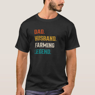Mens Vater Husband Farm Legend Farm Bauer T-Shirt