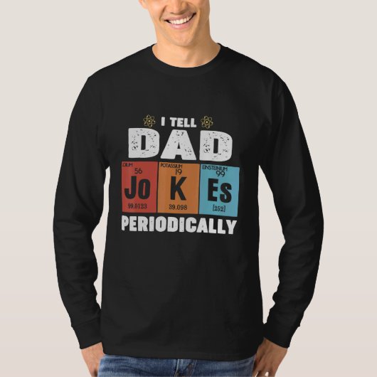Mens Vater ich erzähle Vater Jokes regelmäßig Väte T-Shirt (Vorderseite)