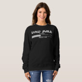 Mens Vater Joading Bitte warten Daddy Pater Hum Sweatshirt (Vorne ganz)