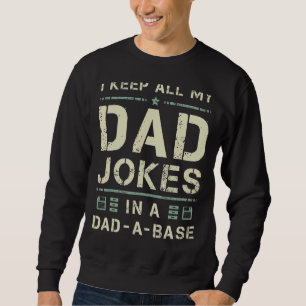 Mens Vater Joke Vaterhood Parenting Daddy Vathers Sweatshirt