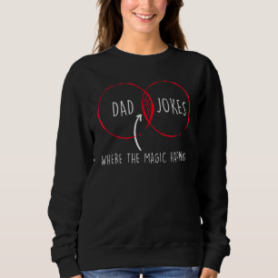 Mens Vater Jokes Van Diagramm Vater Jokes Sweatshirt