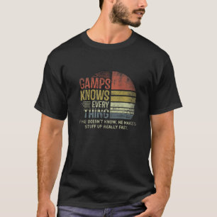 Mens Vater Know Alles Retro Weihnachtsgroßvater G T-Shirt
