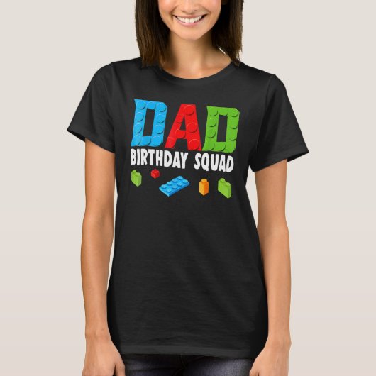 Mens Vater Master Builder Gebäude Bricks Blocks Va T-Shirt (Vorderseite)