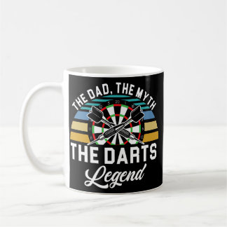 Mens Vater Myth Darts Legend Vater Dart Player Kaffeetasse