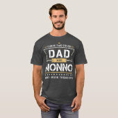 Mens Vater Nonno Italienische Opa I Rock sie beide T-Shirt (Vorne ganz)