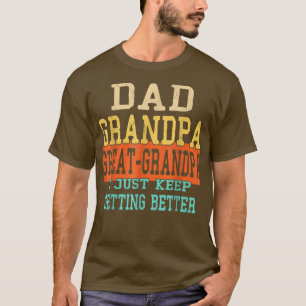 Mens Vater Opa Großartiger Opa Vatertag von Da T-Shirt