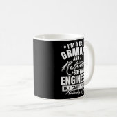 Mens Vater Opa und ein überarbeiteter Software Eng Kaffeetasse (VorderseiteRechts)