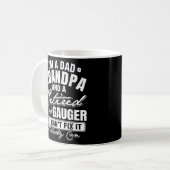 Mens Vater Opa und Gauger Funny Kaffeetasse (Vorderseite Links)