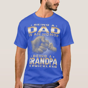 Mens VATER sein ist ein HONOR Als GRANDPA ist PR T-Shirt