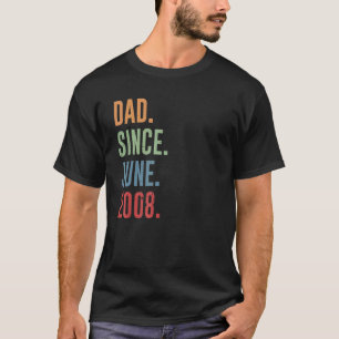 Mens Vater seit Juni 2008 T-Shirt