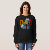 Mens Vater to be Future Daddy Pregnancy Reveal Pre Sweatshirt (Vorne ganz)