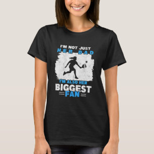 Mens Vater von Pickleball Player Girl Daughter Vat T-Shirt