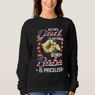 Mens Vater zu sein ist eine Ehre, ein Baba zu sein Sweatshirt