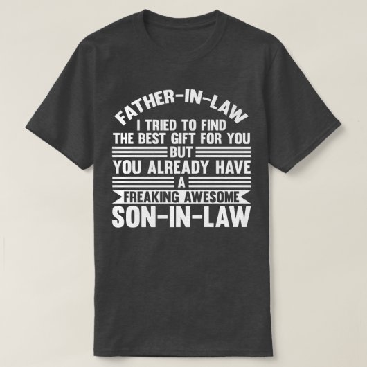 Mens Vaterinlaw hat Soninlaw Vaterinlaw austragsla T-Shirt (Design vorne)