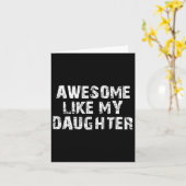 Mens Vaters Day-Geschenk von Tochter Phantastisch Karte (Gelbe Blume)