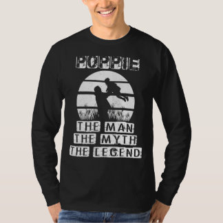 Mens Vaters Day Poppe Der Mann der Mythos Legende T-Shirt