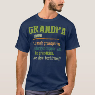 Mens Vaters Day T-Shirt Die sonnige Definition von