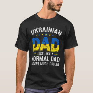 Mens Vaters Day Ukrainischer Vater Definition Ukra T-Shirt
