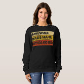 Mens Vaters Day Zitat Phantastischen Vater haben T Sweatshirt (Vorne ganz)