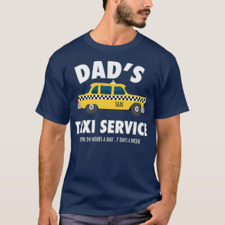 Mens Vaters Taxi Service Autofahrer Tagesgeschenk T-Shirt