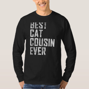 Mens Vatertag Beste Katze Cousin je Vintag T-Shirt
