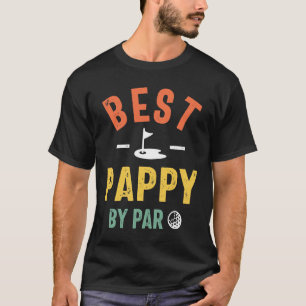 Mens Vatertag Bestes Pappy Par Funny Golf Gif T-Shirt