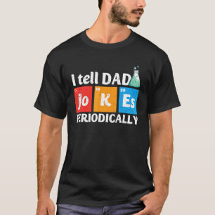 Mens Vatertag Ich erzähle Vater regelmäßig Witze T-Shirt