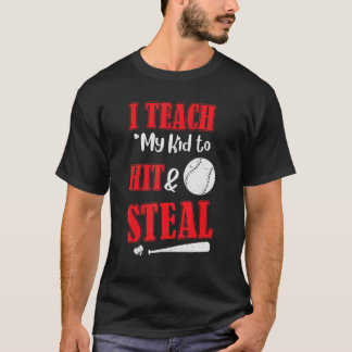 Mens Vatertag lehre ich meinem Kind, zu schlagen u T-Shirt
