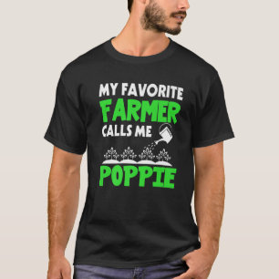 Mens Vatertag Mein Lieblings-Bauer nennt mich Popp T-Shirt