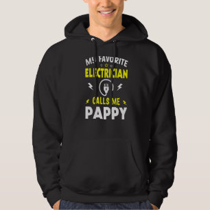 Mens Vatertag Mein Lieblingselektrischer ruft mich Hoodie