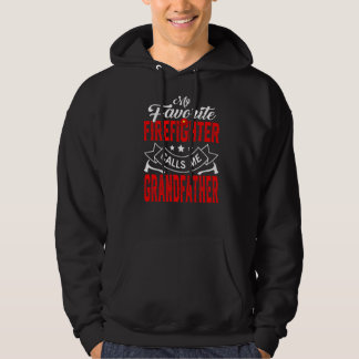 Mens Vatertag Mein Lieblingsfeuerkämpfer nennt mic Hoodie