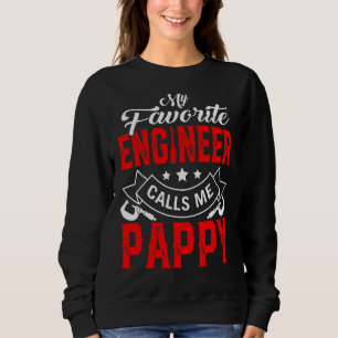 Mens Vatertag Mein Lieblingsingenieur nennt mich P Sweatshirt