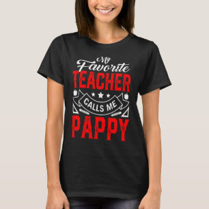 Mens Vatertag Mein Lieblingslehrer nennt mich Pap T-Shirt