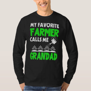 Mens Vatertag Mein liebster Bauer nennt mich Gran T-Shirt