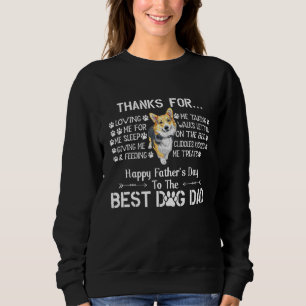Mens Vatertag Vater Men Pembroke Welsh Corgi Vater Sweatshirt