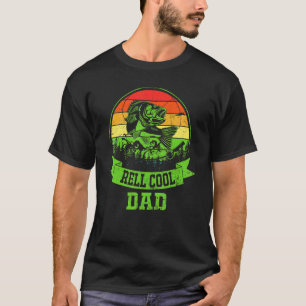 Mens Vatertag Vintage Fischerei Rollen Cooler Vate T-Shirt