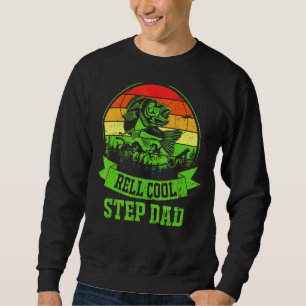Mens Vatertag Vintager Fang Cool Step Da Sweatshirt