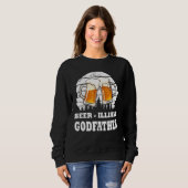 Mens Vathers Day Beer Illiant Godvater Drink Sweatshirt (Vorne ganz)