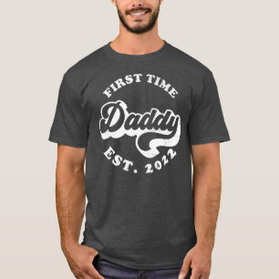 Mens Vathers Day for Vater Erstmals Daddy EST 202 T-Shirt