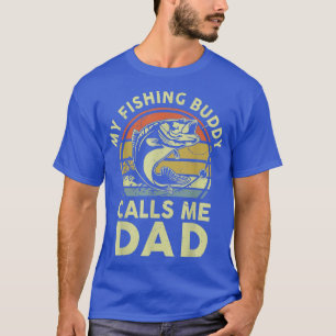 Mens Vathers Day Geschenk mein Angelbuddy ruft mic T-Shirt