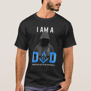 Mens Vathers Day Masonic Vater Freemason Oath No E T-Shirt
