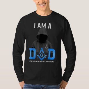 Mens Vathers Day Masonic Vater Freemason Oath No E T-Shirt