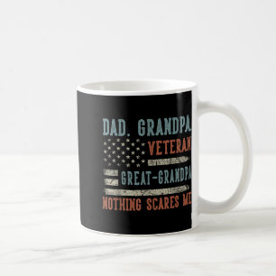 Mens Vathers Day Vater Opa Veteran Großvater Kaffeetasse