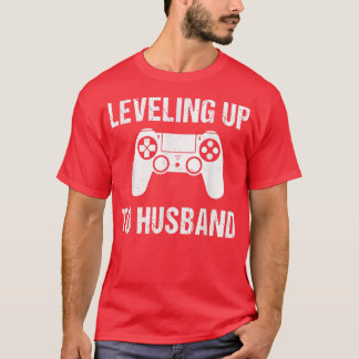 Mens Verlobung T-Shirt für Groom Husband Funny Vid