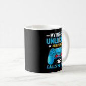 Mens Video Game Lover Funny Gaming Gamer Onkel Fah Kaffeetasse (VorderseiteRechts)