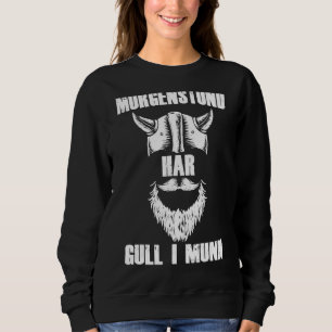 Mens Viking Norwegen Norwegische skandinavische No Sweatshirt
