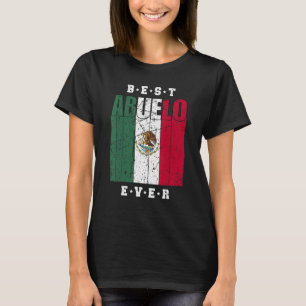 Mens Vintag Abuelo Mexico Flaggengrandpa Mexican A T-Shirt